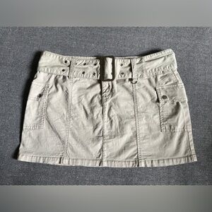 Women’s Garage Low Rise Micro Skirt W/ Wide Waistband